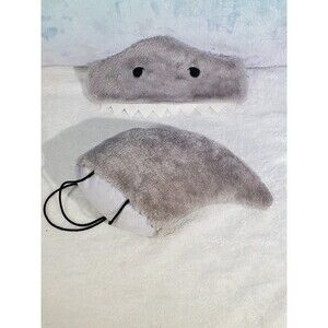 Creatology Shark Costume Dress Up Pretend Play Soft Plush Fin And Headband New